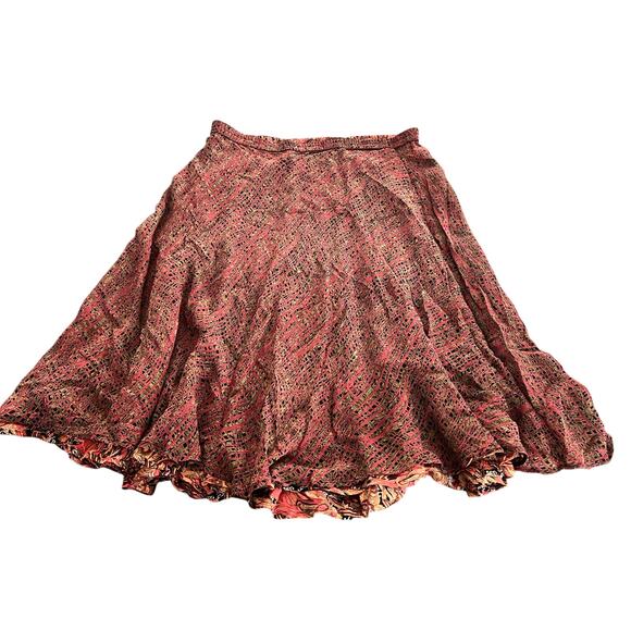 Coldwater Creek reversible skirt size PXL. Abstract prints. Midi. - Picture 2 of 3